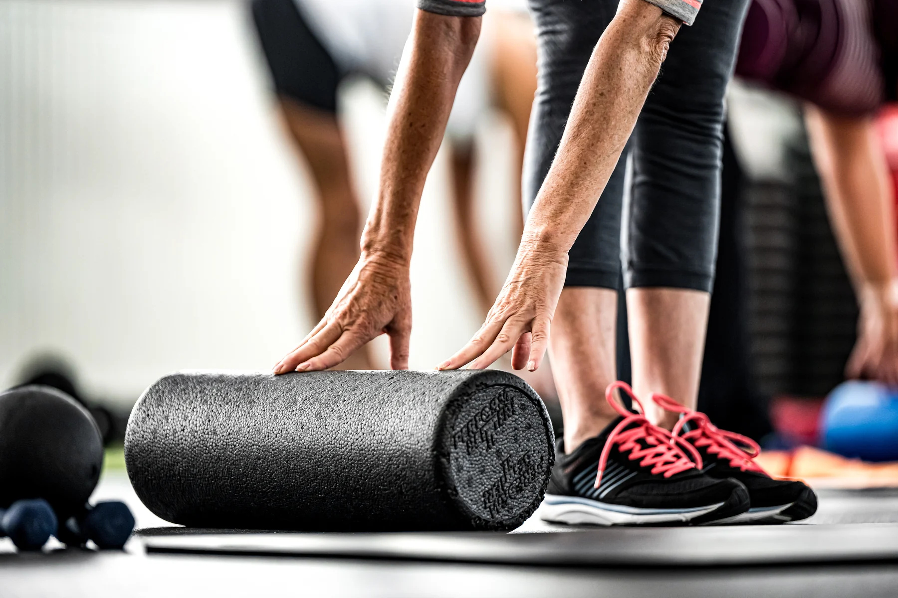 Pilates-Einheit im Kursraum