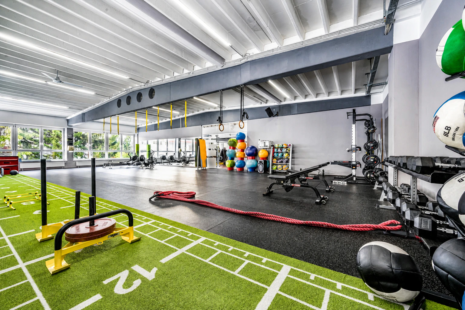 Functional- und Freihantelbereich im Fit & Sun Telfs
